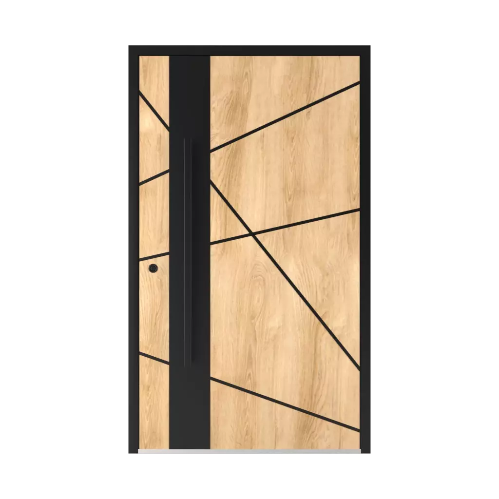 6132 Black ✨ portes-dentree couleurs-des-portes couleurs-standard chene-clair-de-sheffield 