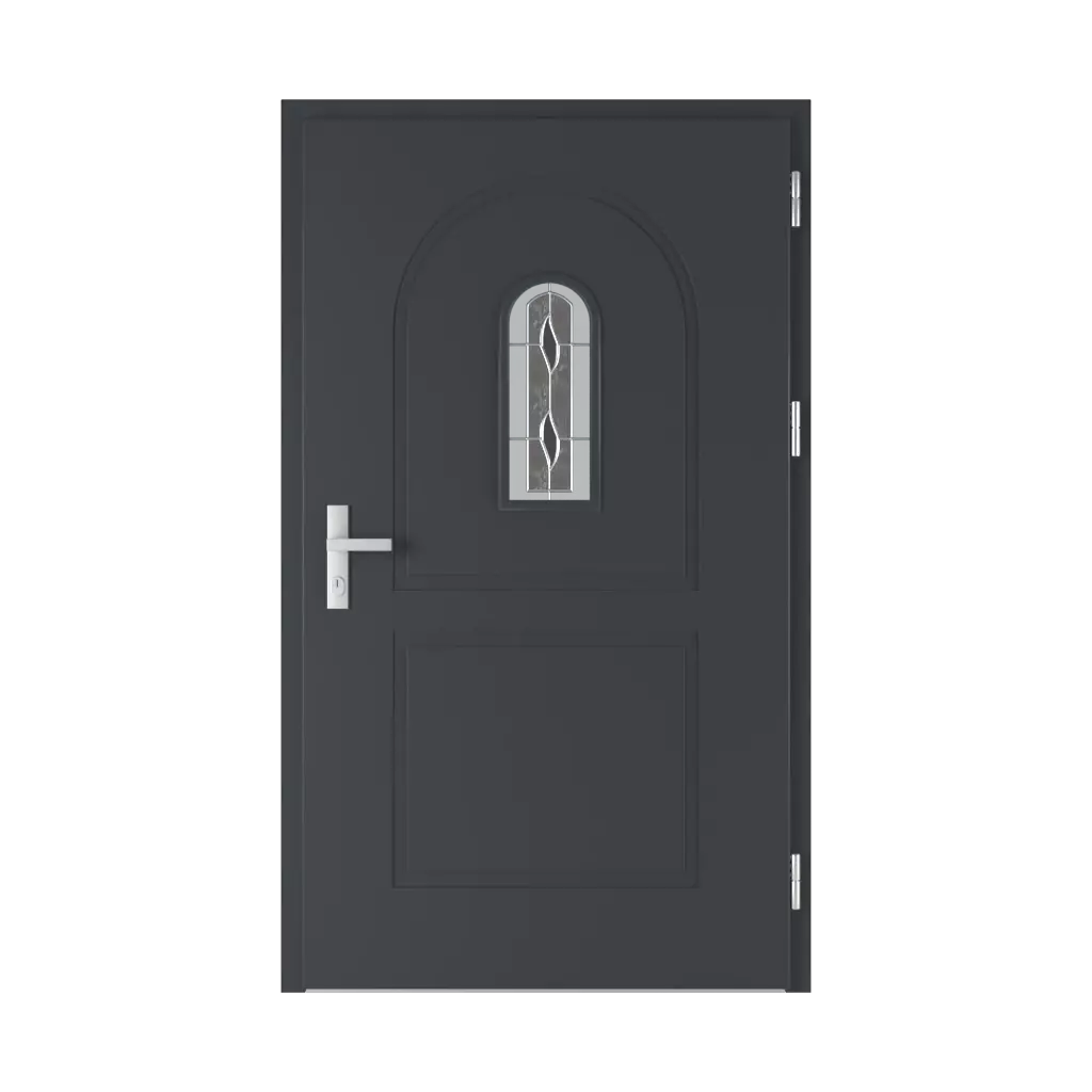 Classique 3 portes-dentree remplissages vitre 