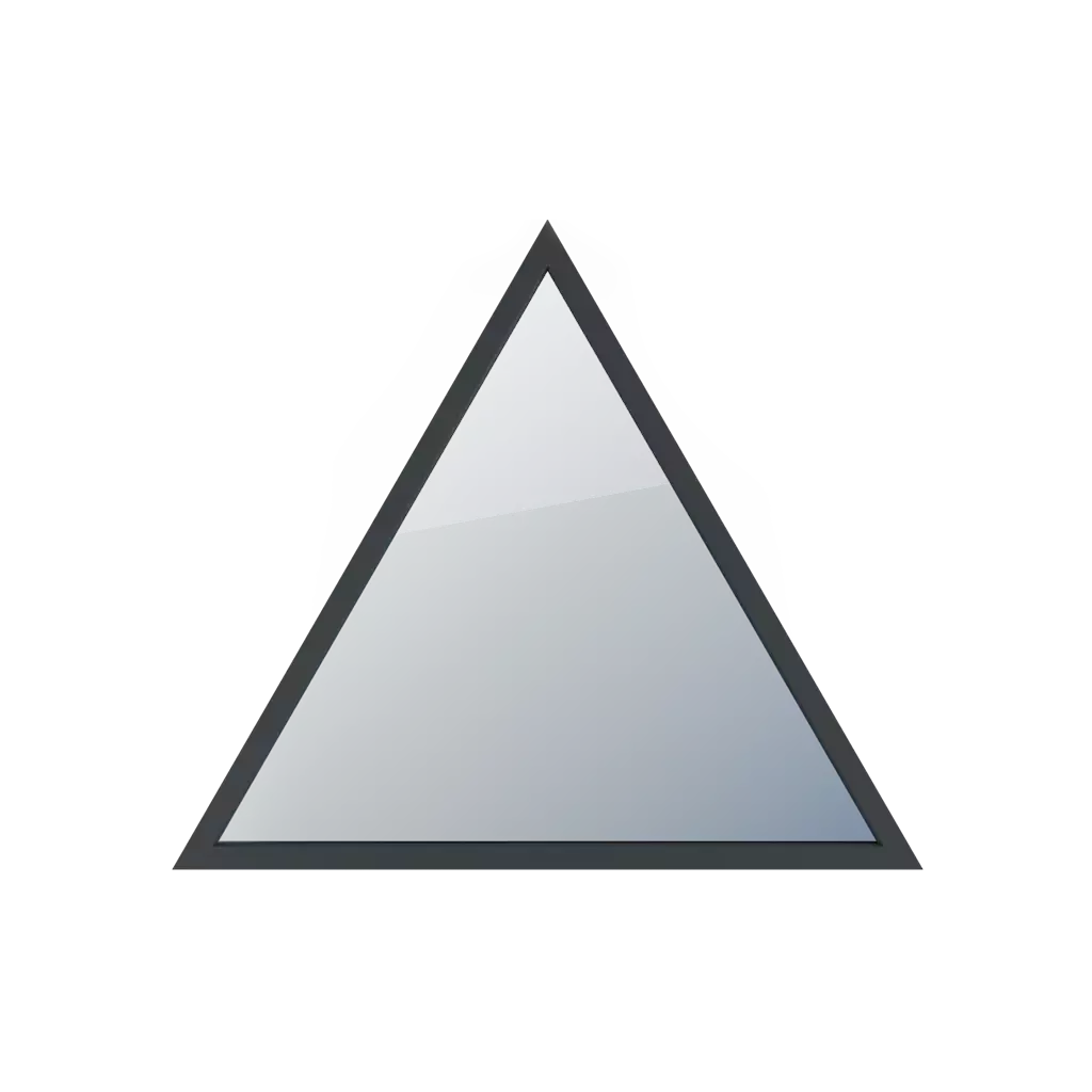 Triangle équilatéral fenetres type-de-fenetre forme-personnalisee triangle-equilateral  