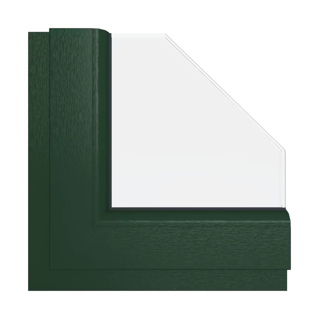 Vert foncé fenetres couleur-de-la-fenetre couleurs-aluplast vert-fonce