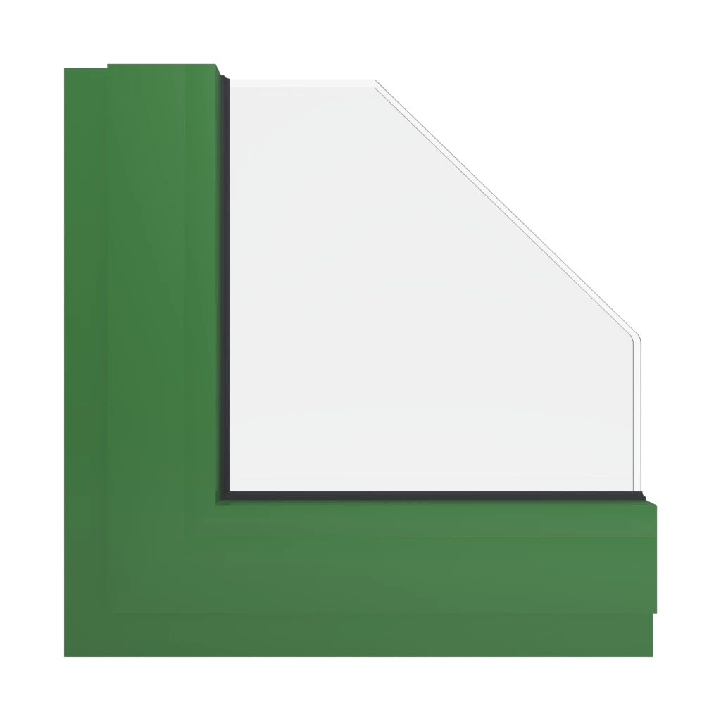 RAL 6010 Vert herbe fenetres couleur-de-la-fenetre aluminium-ral ral-6010-vert-herbe interior