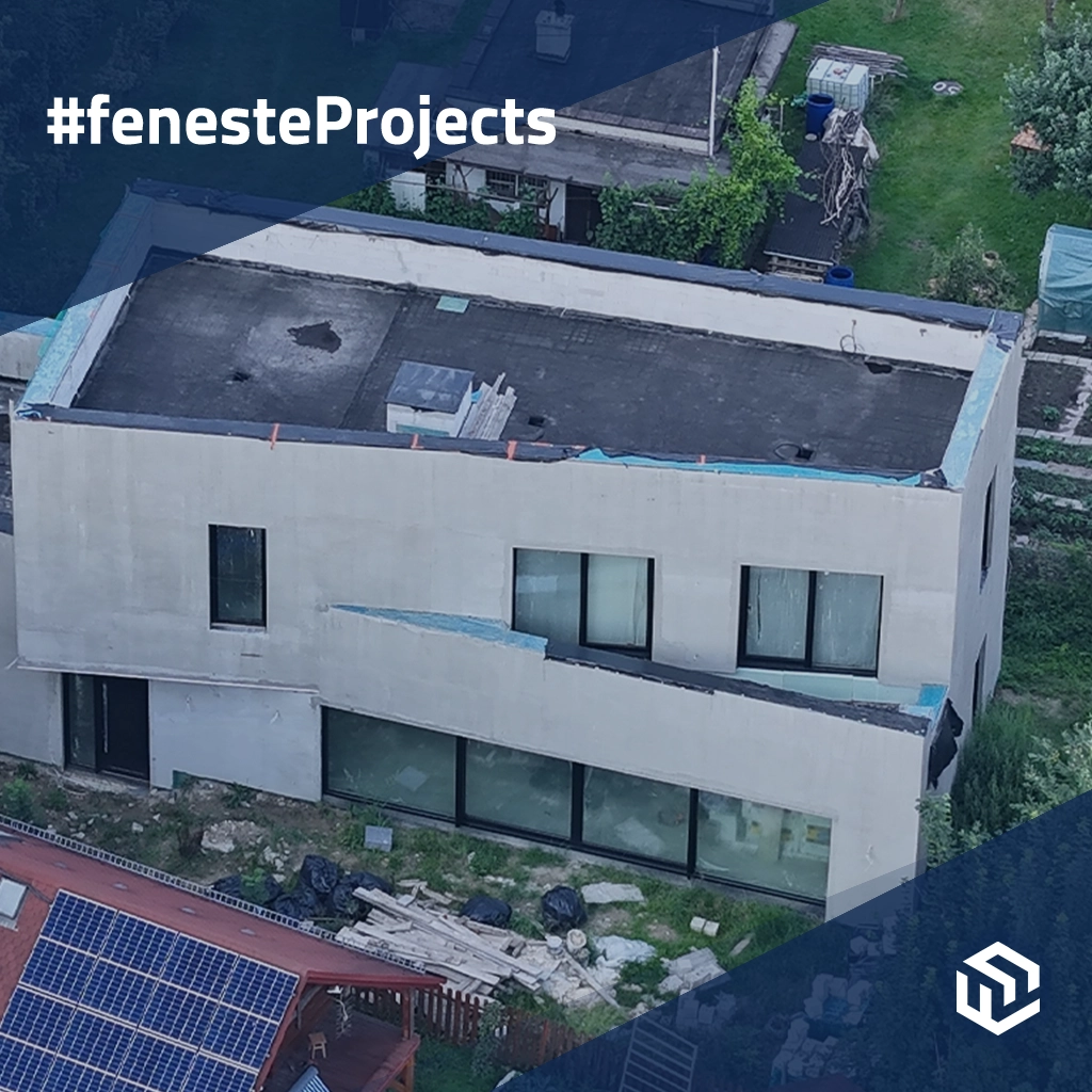 Maison trapézoïdale innovante avec vitrage panoramique 🎥 projets profiles-de-fenetre aluminium aliplast genese-75 