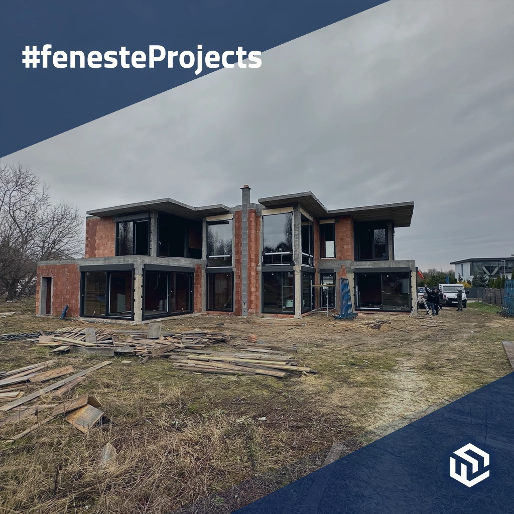 Propriété de prestige avec des vitrages impressionnants et des détails fonctionnels 🎥 projets profiles-de-fenetre aluminium aliplast genese-75 